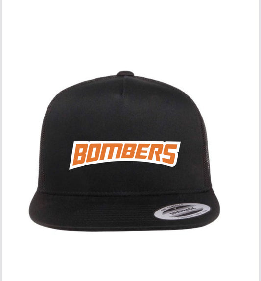Flat brim snap back